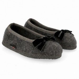Men's Haflinger FIOCCO Slippers Grey | NZ VJC239