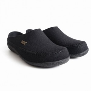 Women's Haflinger FLETCHER Slippers Black | NZ TFQ913