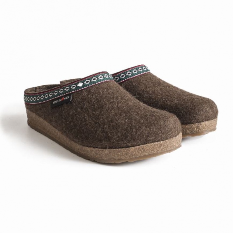Men\'s Haflinger GZ Clogs Chocolate | NZ OYT725